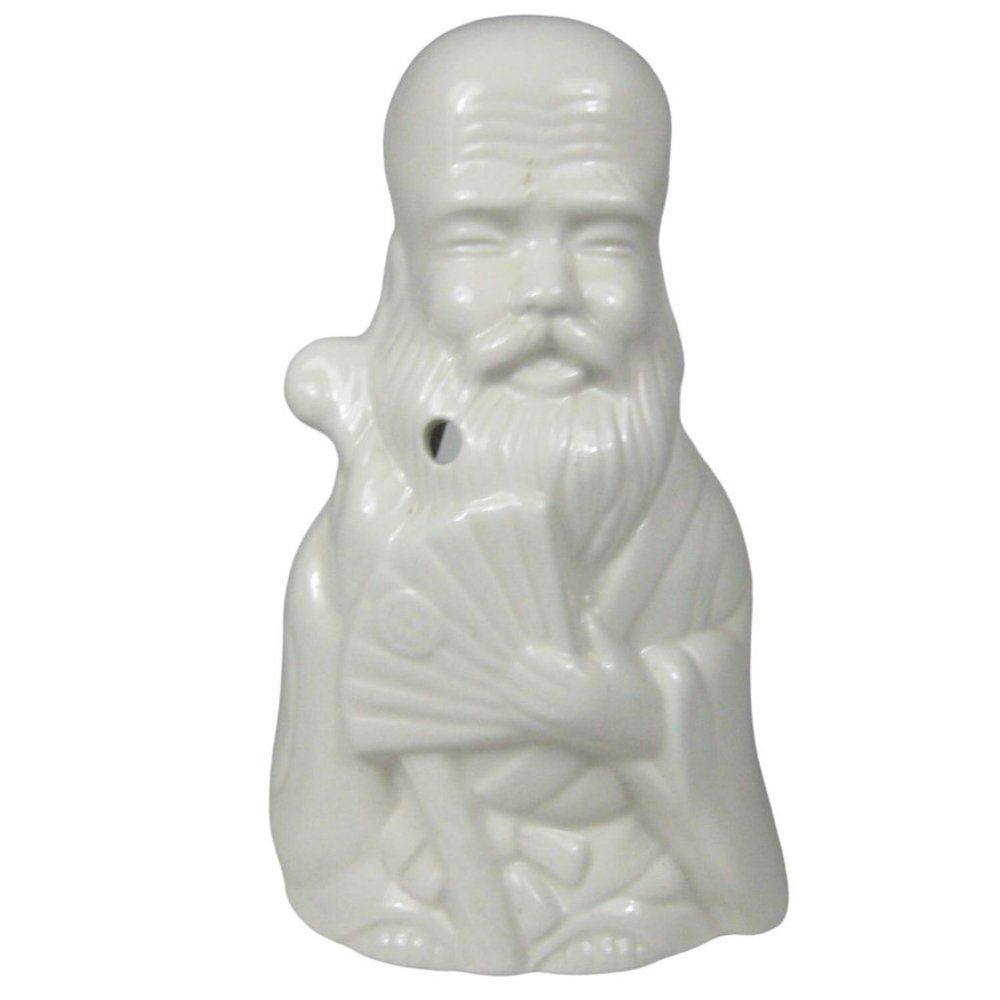 Seated Scholar Tiki Mug Tea Light Holder Hawaii Vintage Drink Sipper 7.5 inch